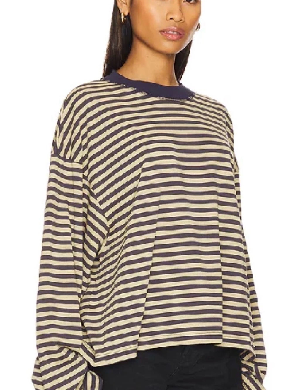Lioness Bloom Top XS Biege Striped